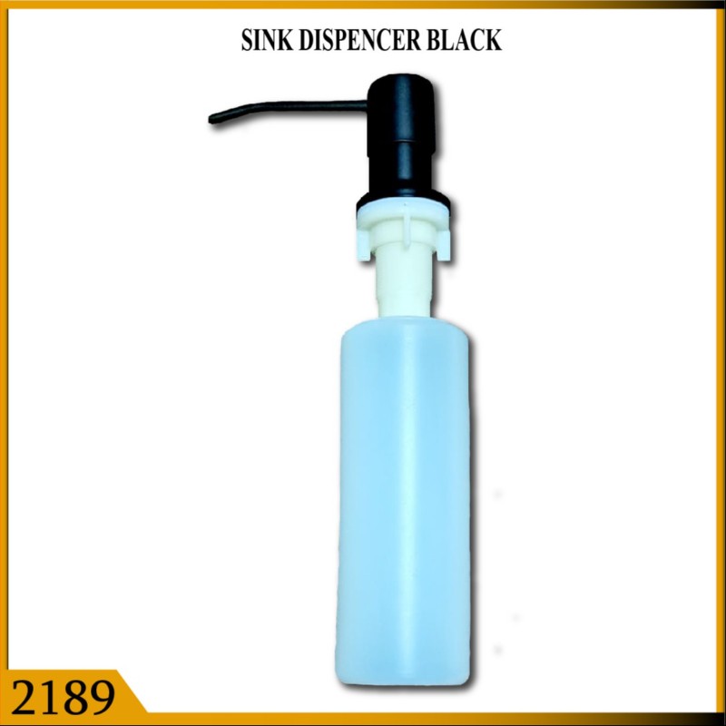 SINK SOAP DISPENSER BLK (2189)